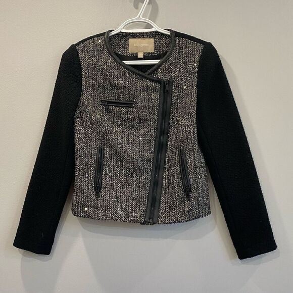 Banana Republic Tweed Moto Jacket - Picture 2 of 9